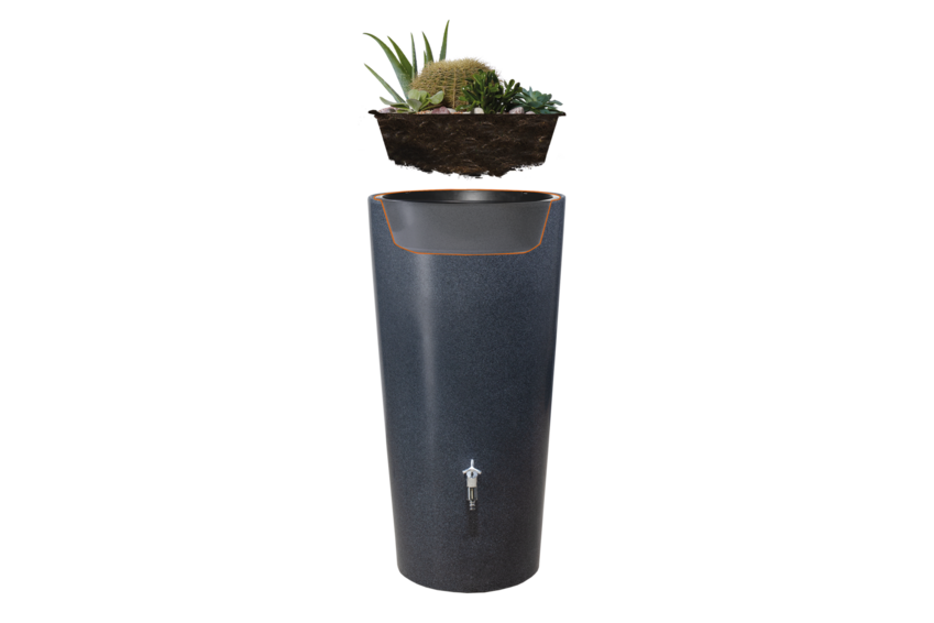 P Stone Regenspeicher 2in1 210L lava 05 frg